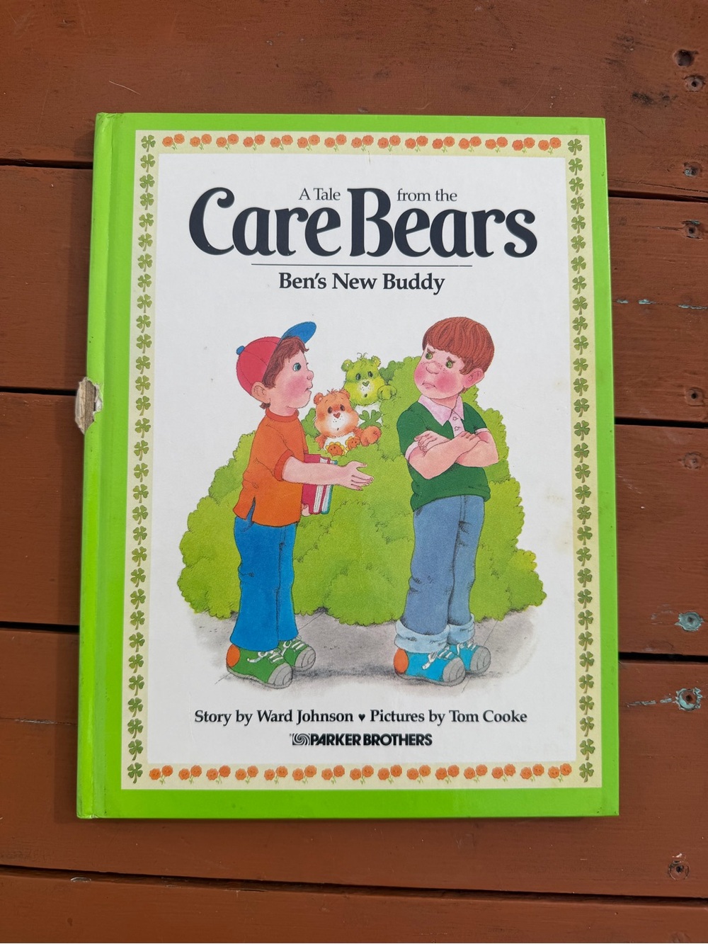 1984 Care Bears Ben's New Buddy Story Book